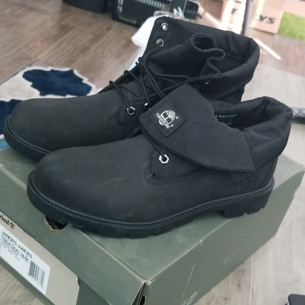 Timberland Roll Top Big Kid's Shoes Black Winter W